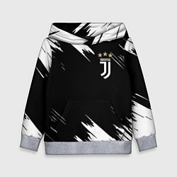 Толстовка-худи детская JUVENTUS, цвет: 3D-меланж