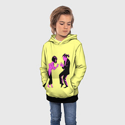 Толстовка-худи детская Криминальное чтиво, цвет: 3D-черный — фото 2