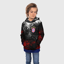 Толстовка-худи детская BAYERN MUNCHEN, цвет: 3D-синий — фото 2