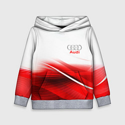 Толстовка-худи детская AUDI, цвет: 3D-меланж