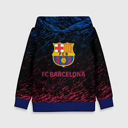 Толстовка-худи детская BARSELONA, цвет: 3D-синий