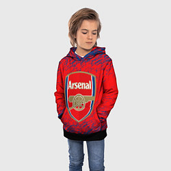 Толстовка-худи детская ARSENAL, цвет: 3D-черный — фото 2