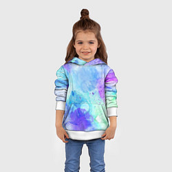 Толстовка-худи детская PASTEL, цвет: 3D-белый — фото 2