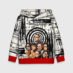 Толстовка-худи детская The Umbrella Academy, цвет: 3D-красный
