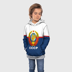 Толстовка-худи детская СССР, цвет: 3D-меланж — фото 2
