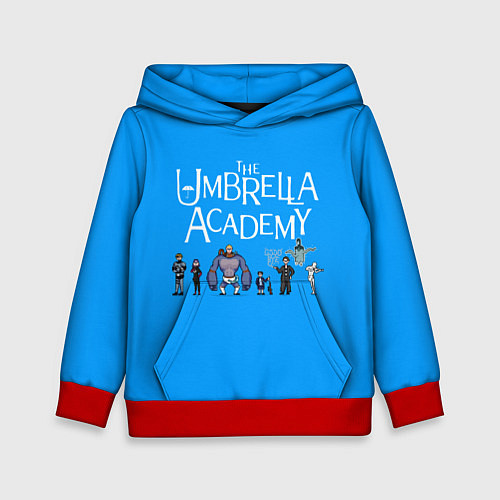 Детская толстовка The umbrella academy / 3D-Красный – фото 1