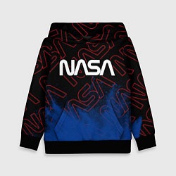 Толстовка-худи детская NASA НАСА, цвет: 3D-черный