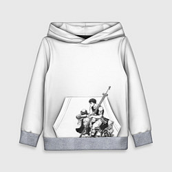 Толстовка-худи детская Berserk, цвет: 3D-меланж