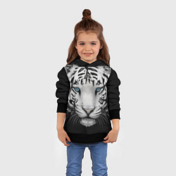Толстовка-худи детская Тигр, цвет: 3D-черный — фото 2