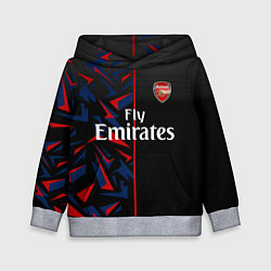 Толстовка-худи детская ARSENAL UNIFORM 2020, цвет: 3D-меланж