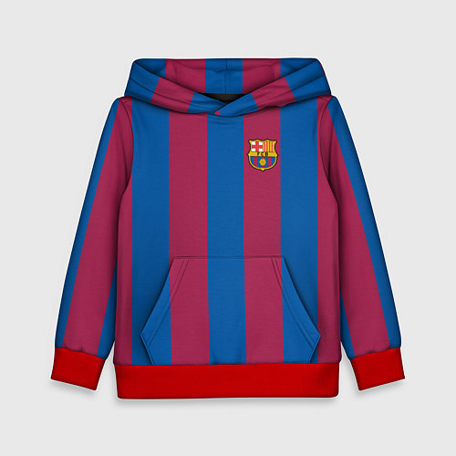 Детская толстовка FC Barcelona 2021 / 3D-Красный – фото 1