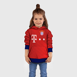 Толстовка-худи детская FC Bayern Munchen, цвет: 3D-синий — фото 2