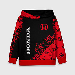 Толстовка-худи детская HONDA ХОНДА, цвет: 3D-красный