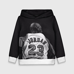 Толстовка-худи детская MICHAEL JORDAN, цвет: 3D-белый