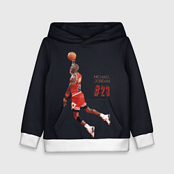 Толстовка-худи детская MICHAEL JORDAN, цвет: 3D-белый