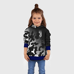 Толстовка-худи детская JUVENTUS ЮВЕНТУС, цвет: 3D-синий — фото 2