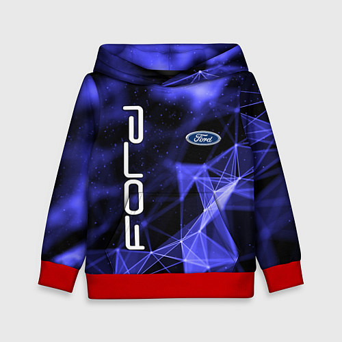Детская толстовка FORD / 3D-Красный – фото 1