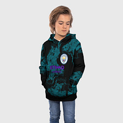 Толстовка-худи детская Manchester City МанСити, цвет: 3D-черный — фото 2