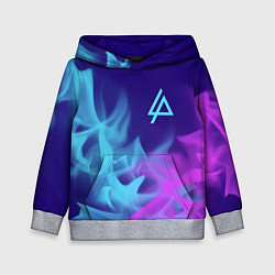 Толстовка-худи детская LINKIN PARK ЛИНКИН ПАРК, цвет: 3D-меланж