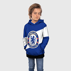 Толстовка-худи детская Chelsea SPORT, цвет: 3D-черный — фото 2