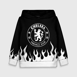 Толстовка-худи детская Chelsea BW, цвет: 3D-белый