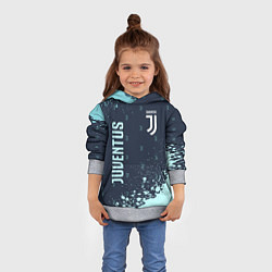 Толстовка-худи детская JUVENTUS ЮВЕНТУС, цвет: 3D-меланж — фото 2