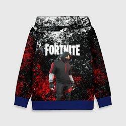 Толстовка-худи детская IKONIK FORTNITE, цвет: 3D-синий