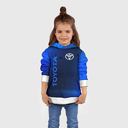 Толстовка-худи детская TOYOTA ТОЙОТА, цвет: 3D-белый — фото 2