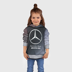 Толстовка-худи детская MERCEDES МЕРСЕДЕС, цвет: 3D-меланж — фото 2