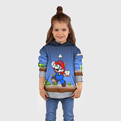 Толстовка-худи детская Mario, цвет: 3D-меланж — фото 2