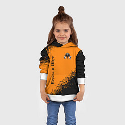 Толстовка-худи детская КОРОЛЬ И ШУТ, цвет: 3D-белый — фото 2