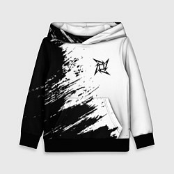 Толстовка-худи детская METALLICA МЕТАЛЛИКА, цвет: 3D-черный