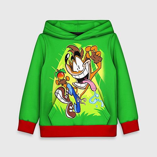 Детская толстовка CRASH BANDICOOT / 3D-Красный – фото 1
