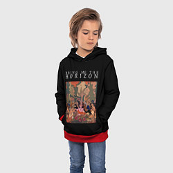 Толстовка-худи детская BRING ME THE HORIZON, цвет: 3D-красный — фото 2