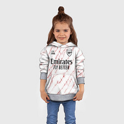 Толстовка-худи детская ARSENAL 2021 - ГОСТЕВАЯ, цвет: 3D-меланж — фото 2