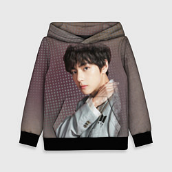Толстовка-худи детская BTS Ким Тэ Хён, цвет: 3D-черный