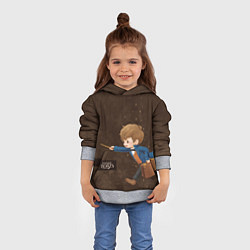Толстовка-худи детская Fantastic Beasts, цвет: 3D-меланж — фото 2