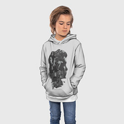 Толстовка-худи детская Inception, цвет: 3D-белый — фото 2