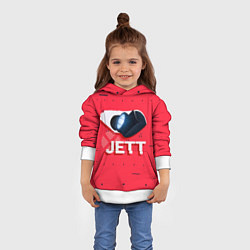 Толстовка-худи детская Jett, цвет: 3D-белый — фото 2