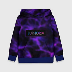 Толстовка-худи детская Сериал Euphoria, цвет: 3D-синий