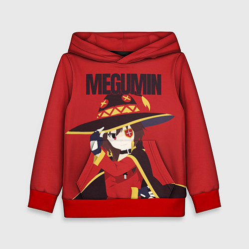 Детская толстовка Megumin / 3D-Красный – фото 1