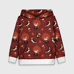 Толстовка-худи детская Genshin Impact, цвет: 3D-белый