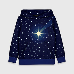 Толстовка-худи детская Загадай желание, цвет: 3D-синий