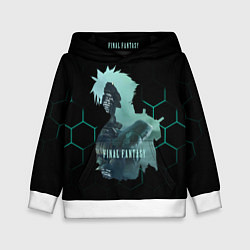 Толстовка-худи детская Final Fantasy VII Remake, цвет: 3D-белый