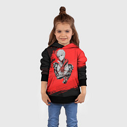 Толстовка-худи детская Генос One Punch Man, цвет: 3D-черный — фото 2