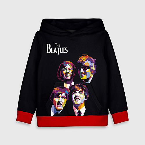 Детская толстовка The Beatles / 3D-Красный – фото 1