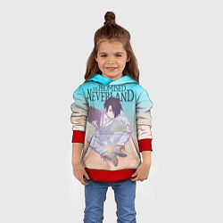 Толстовка-худи детская Ray, цвет: 3D-красный — фото 2