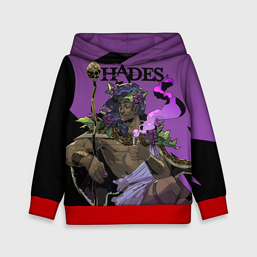 Детская толстовка Hades - Дионис / 3D-Красный – фото 1