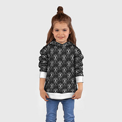 Толстовка-худи детская СССР ПАТТЕРН, цвет: 3D-белый — фото 2