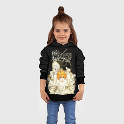 Толстовка-худи детская Обещанный Неверленд, цвет: 3D-черный — фото 2